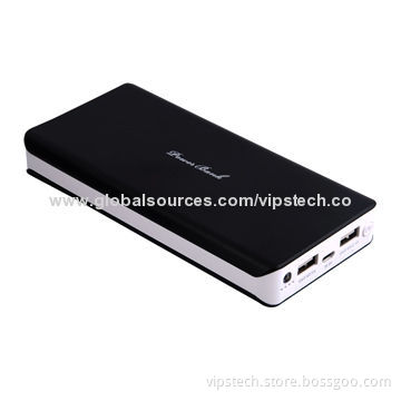 PDA Charger with 20,800mAh Real Capacity, Classical Book Design, High-efficiency Torch